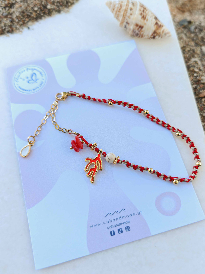 Coral sea anklet