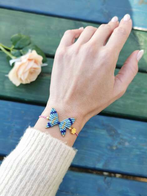 Butterfly macrame martaki