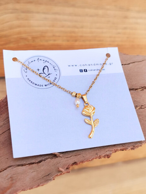 Rose necklace