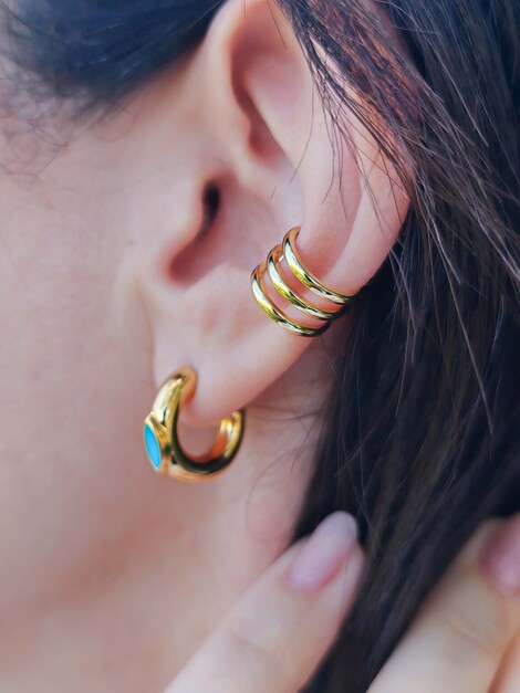 Lines ear cuff