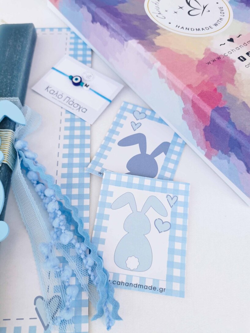 Bunny blue Λαμπάδα