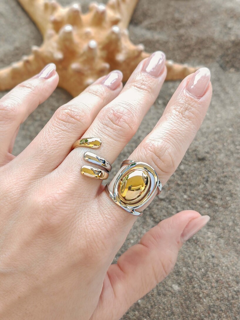 Double lines ring 