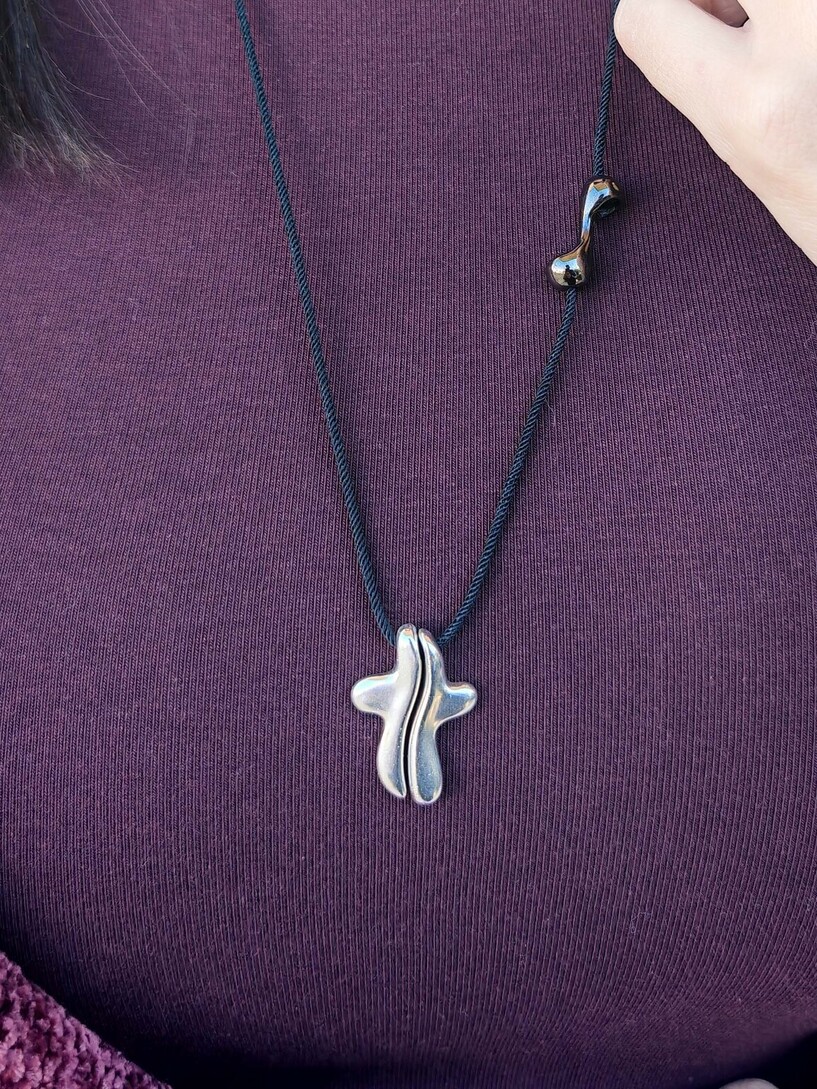 Silver Cross necklace