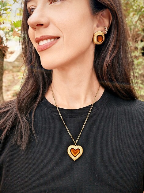Fall in love chain necklace