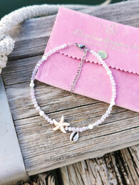 Calm sea anklet