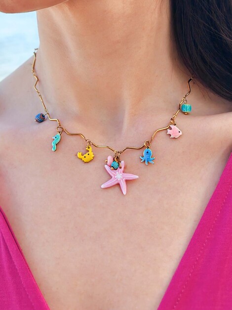 Sea life necklace