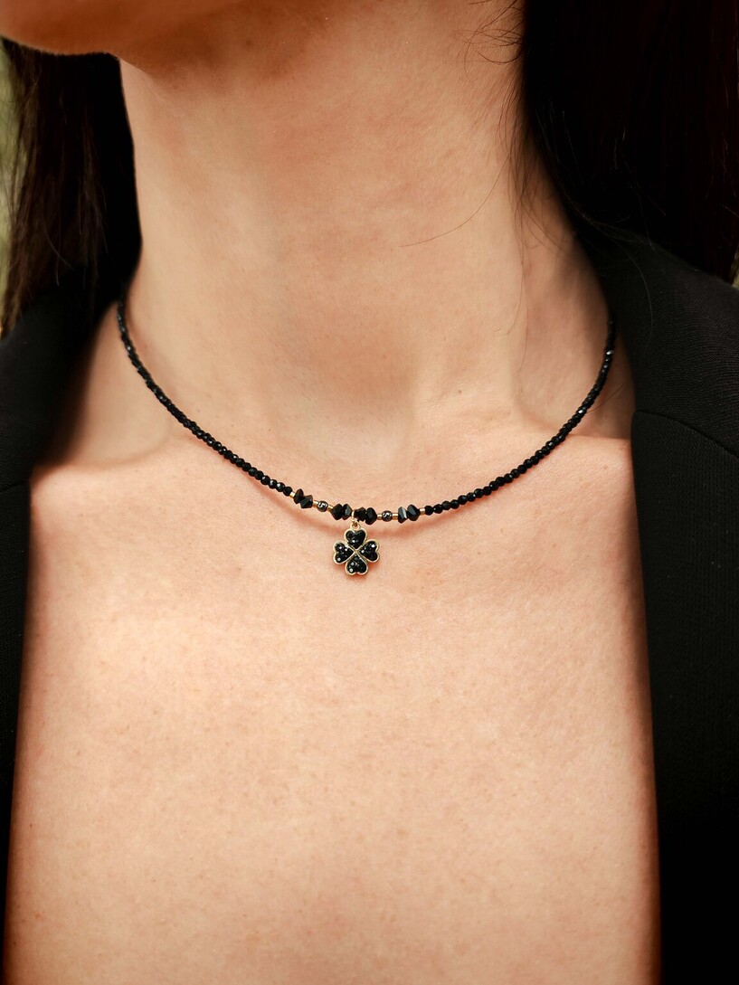 Luck stainless steel necklace