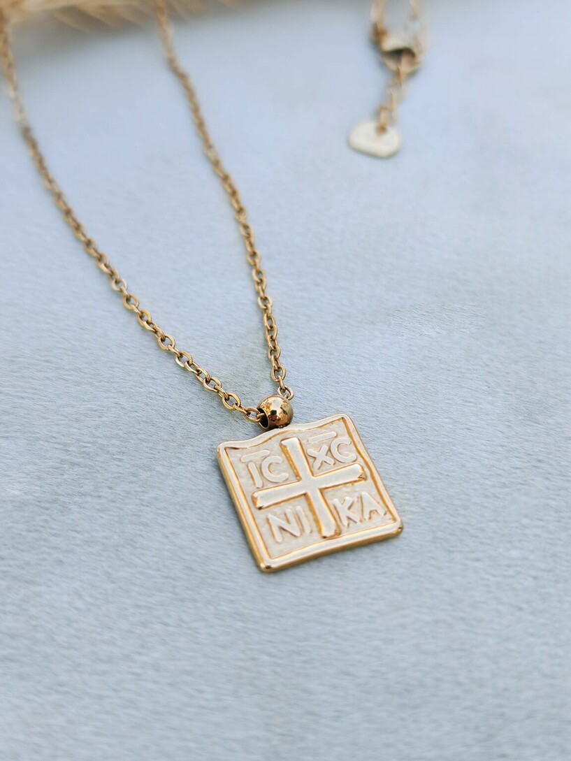 Believe stainless steel necklace