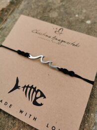 Wave men bracelet
