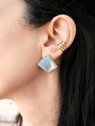 Blue Jeans stainless steel earrings