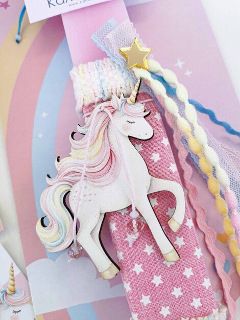 Pink Unicorn Λαμπάδα