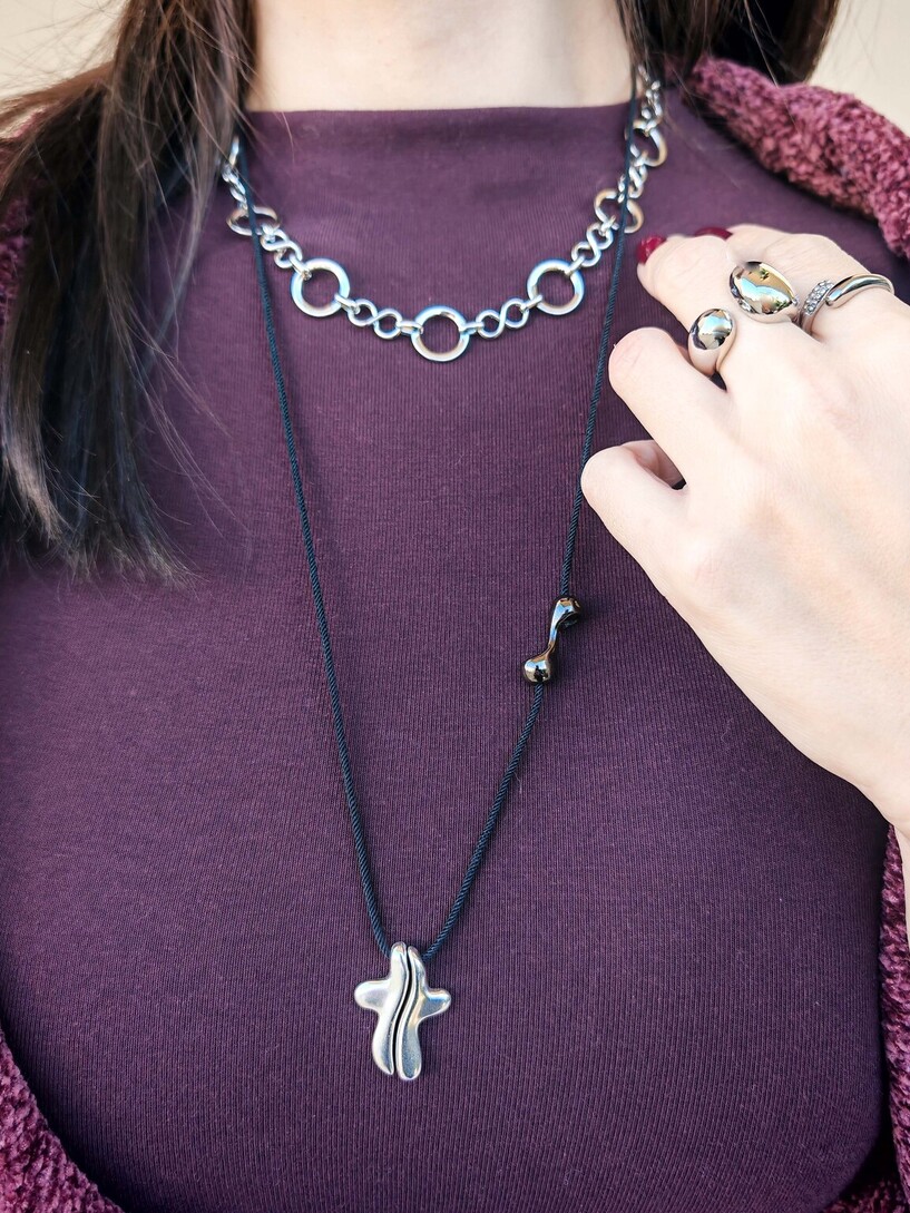 Silver Cross necklace