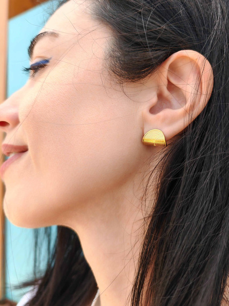 Geometry stainless steel earrings