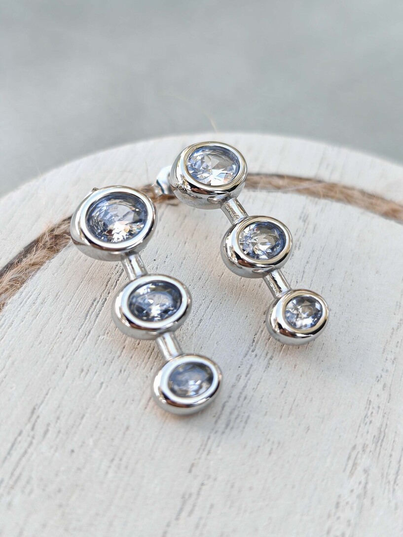 Alien stailness steel earrings