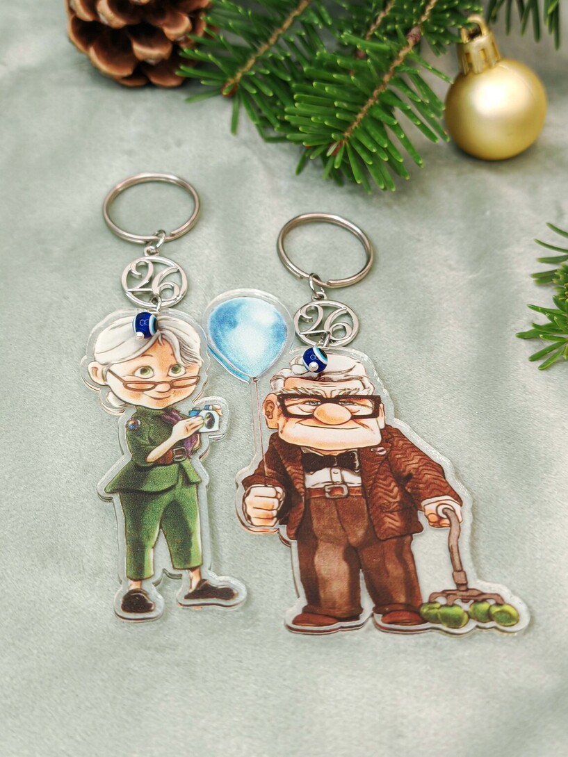 Up set Keychains