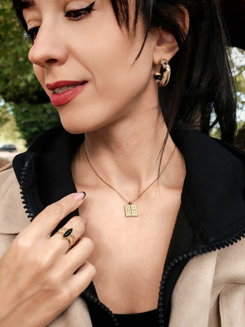 Believe stainless steel necklace