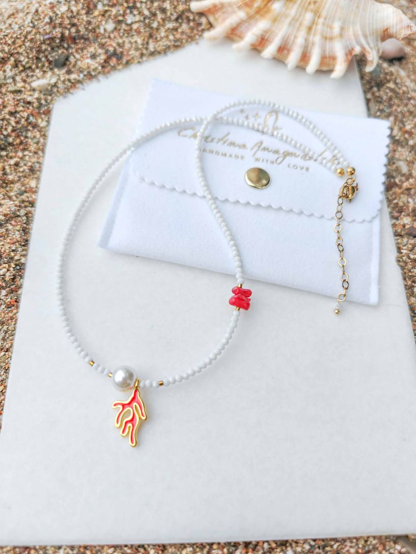 Coral sea necklace