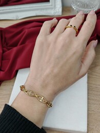 Ojos stainless steel bracelet