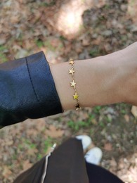 Estrellas stainless steel bracelet