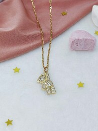 Teddy bear necklace