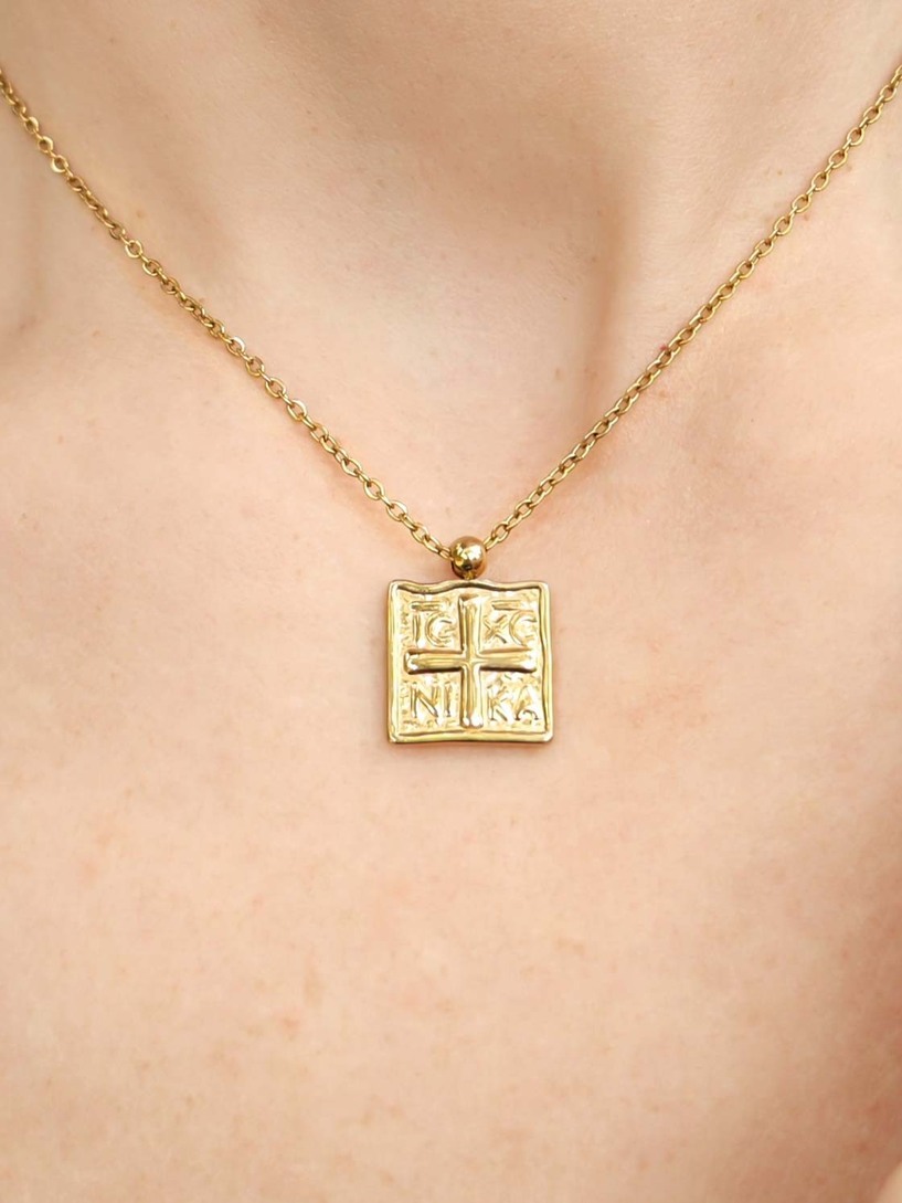 Believe stainless steel necklace