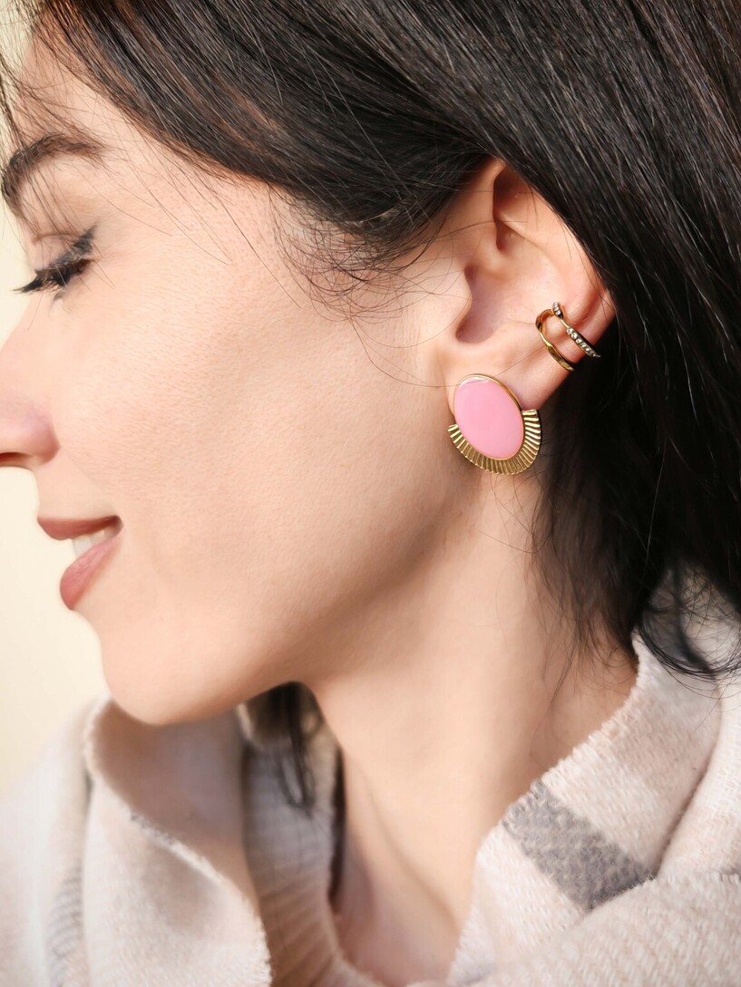 Sparkle gold ear cuff