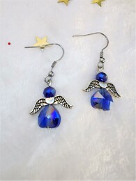 Αγγεlucky blue earrings