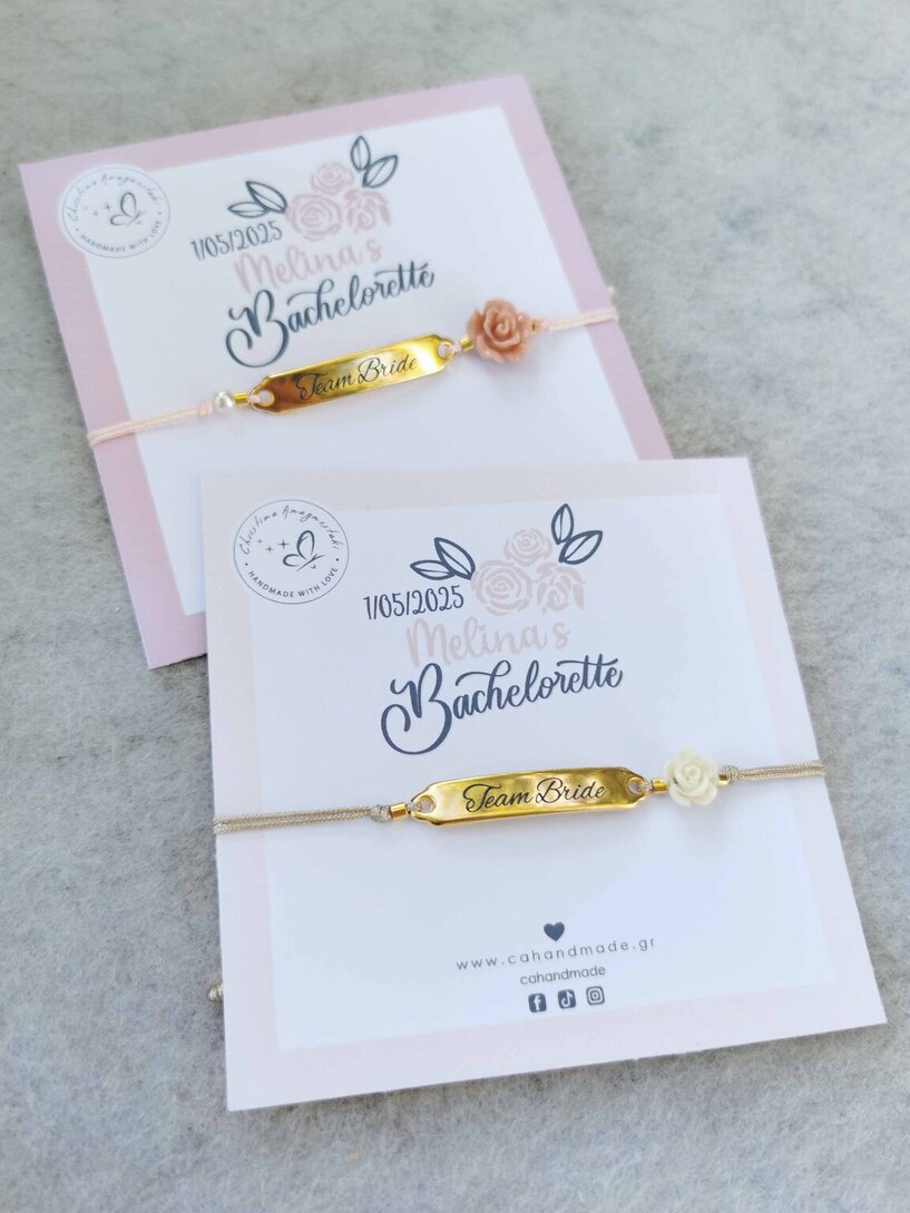 Team bride bracelet
