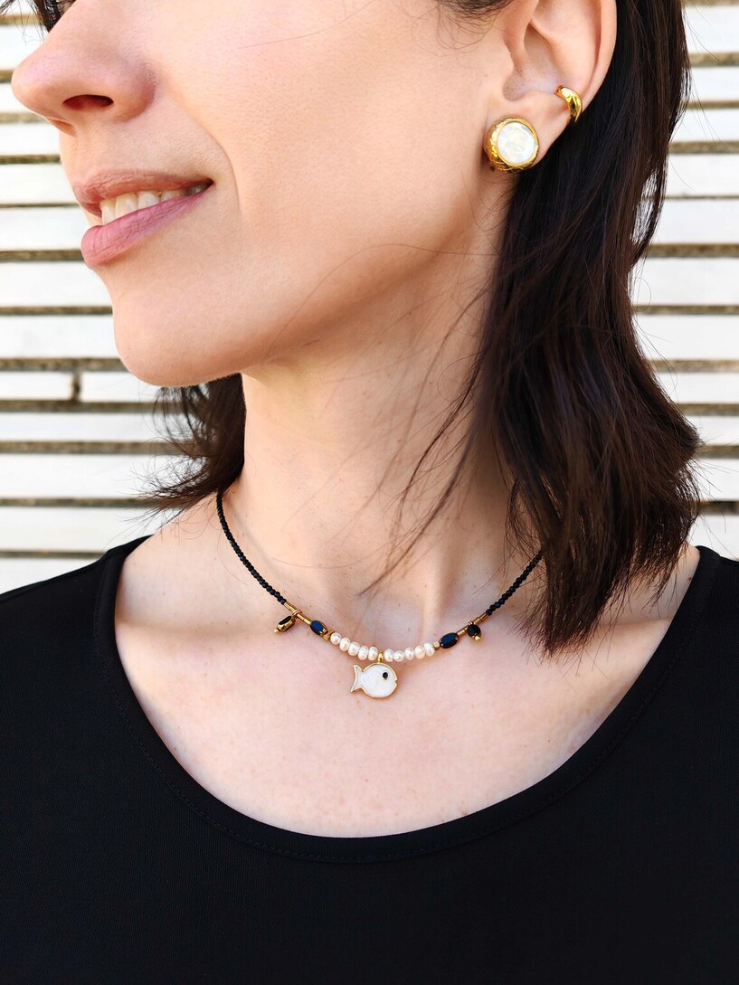 Summer night necklace