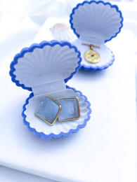 Blue velvet shell case