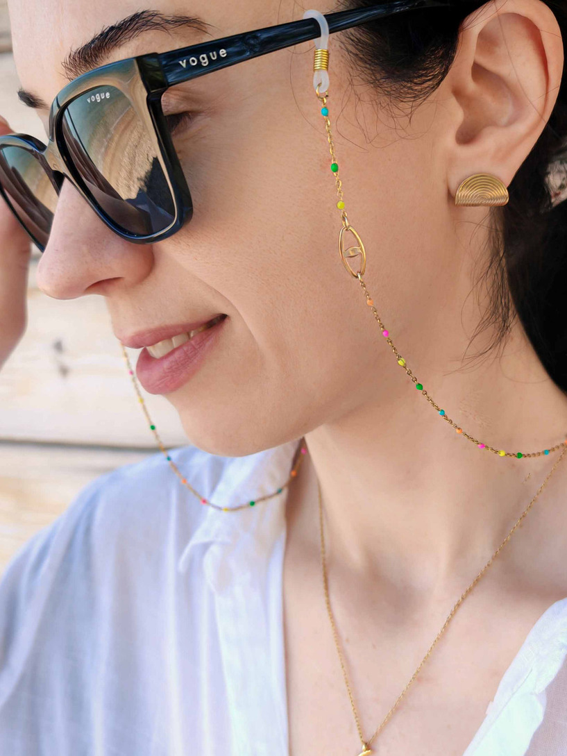 Happy Eyes eyeglasses chain