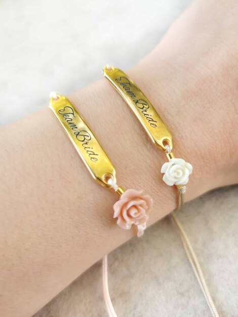 Team bride bracelet