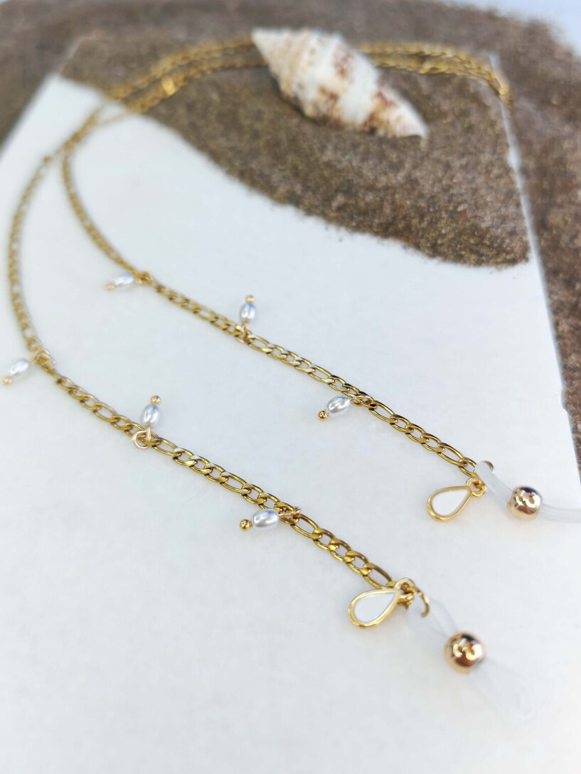 Pearls eyeglasses chain