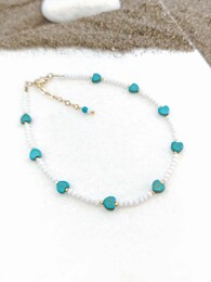 Hearts anklet 