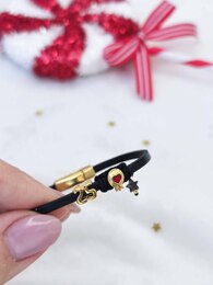 Leather 25 bracelet
