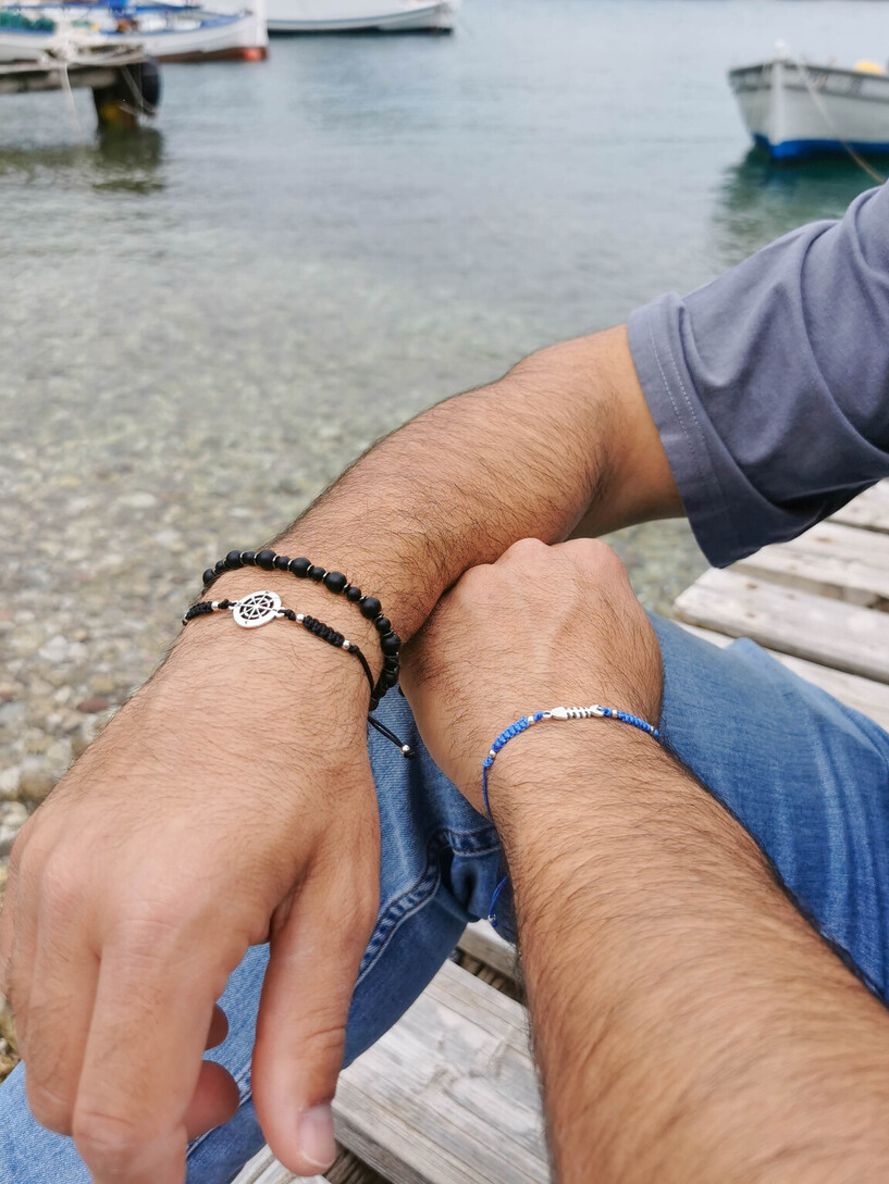 Compass men bracelet