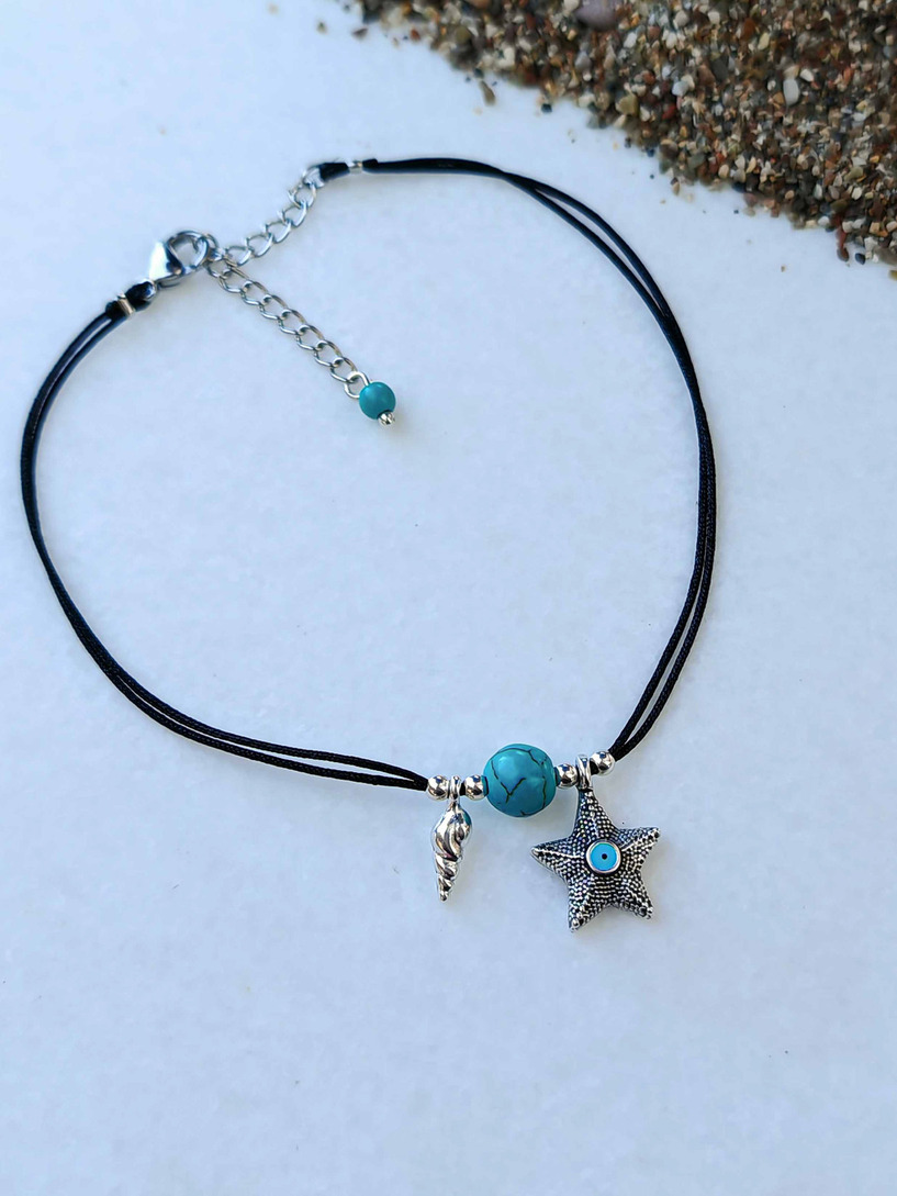 Starfish anklet