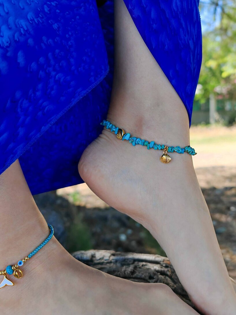 Seashells anklet