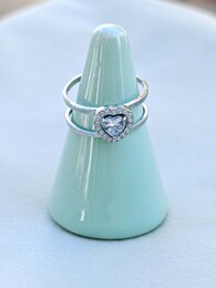 Love me stainless steel ring