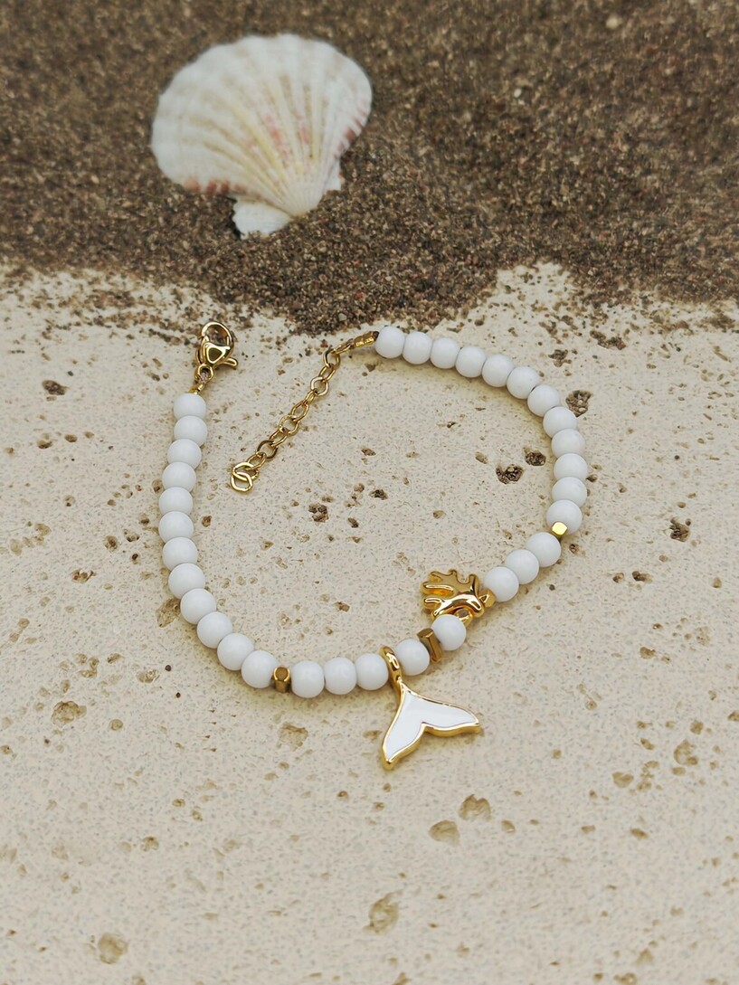 White mermaid bracelet