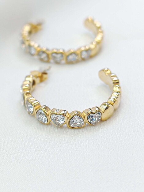 Hearts earrings