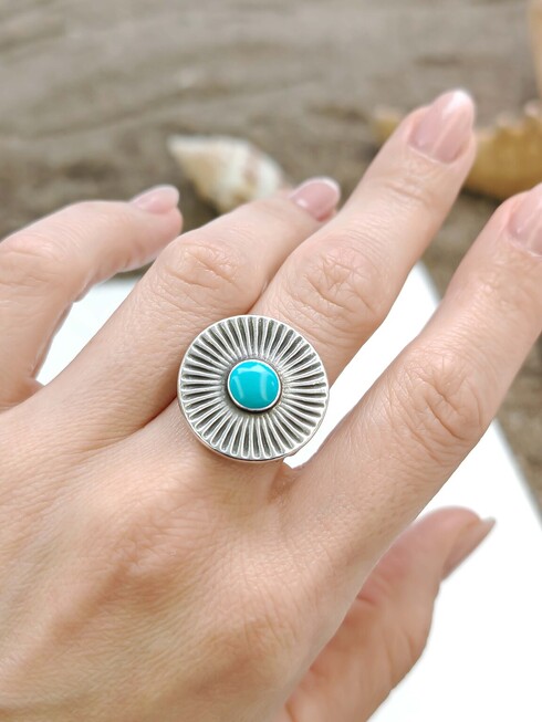 Sun ray ring