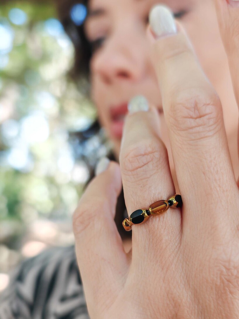 Crystals ring