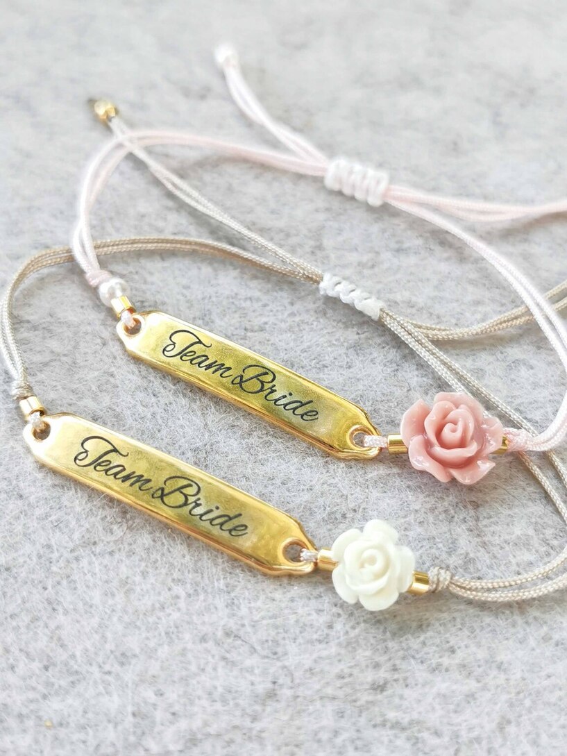 Team bride bracelet