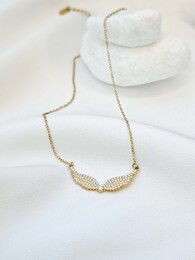 Angel golden necklace