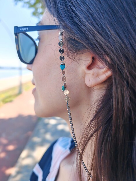Hearts eyeglasses chain
