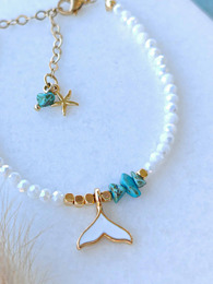 White mermaid bracelet