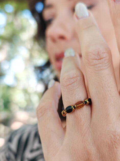 Crystals ring 