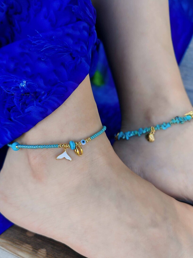 Seashells anklet