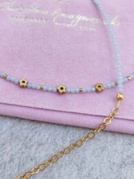 Daisies semiprecious necklace